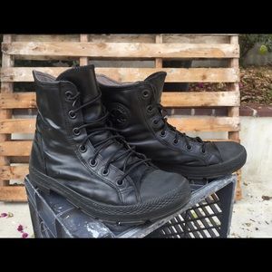 Converse Outsider Black Leather All-star Boot